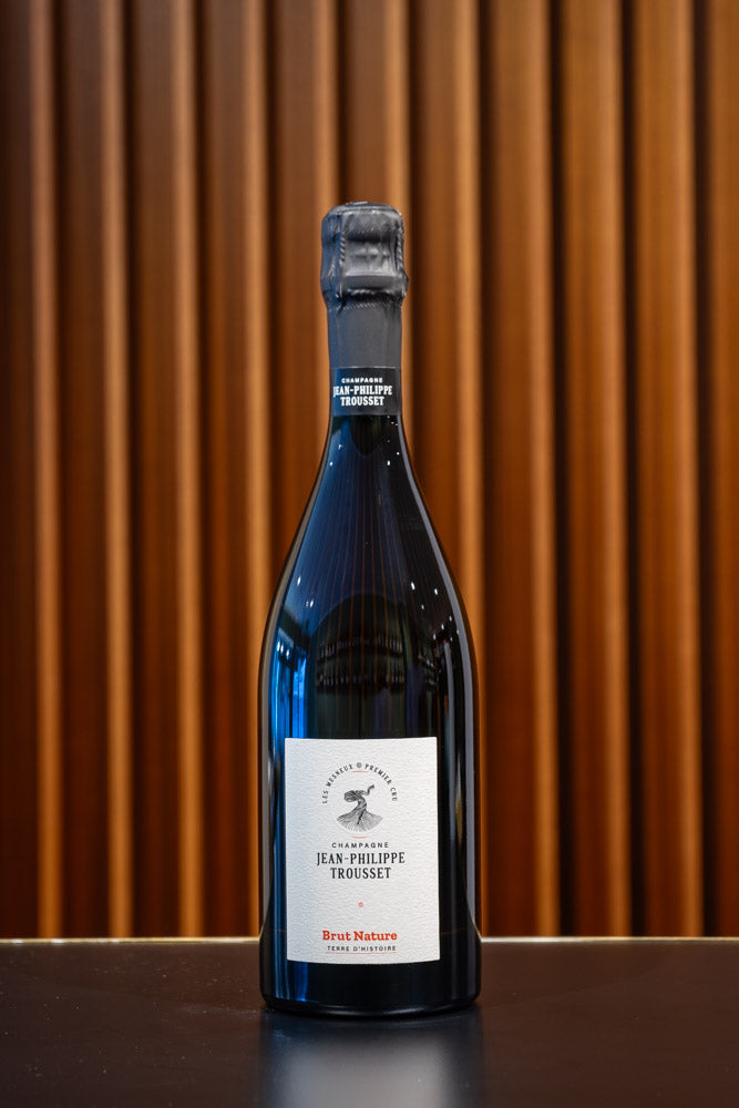 1er Cru Les Mesneux Brut Nature Terre d'Histoire, Jean-Philippe Trousset, Champagner
