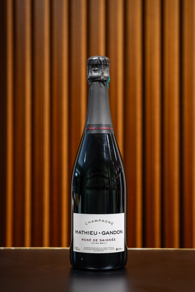 Rosé de Saignée Extra Brut, Mathieu Gandon, Champagner
