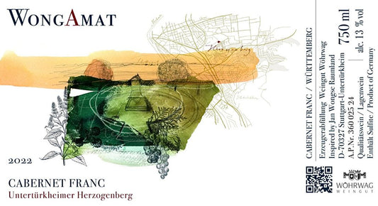 2022 WongAmat Kollektion Cabernet Franc Herzogenberg, Württemberg