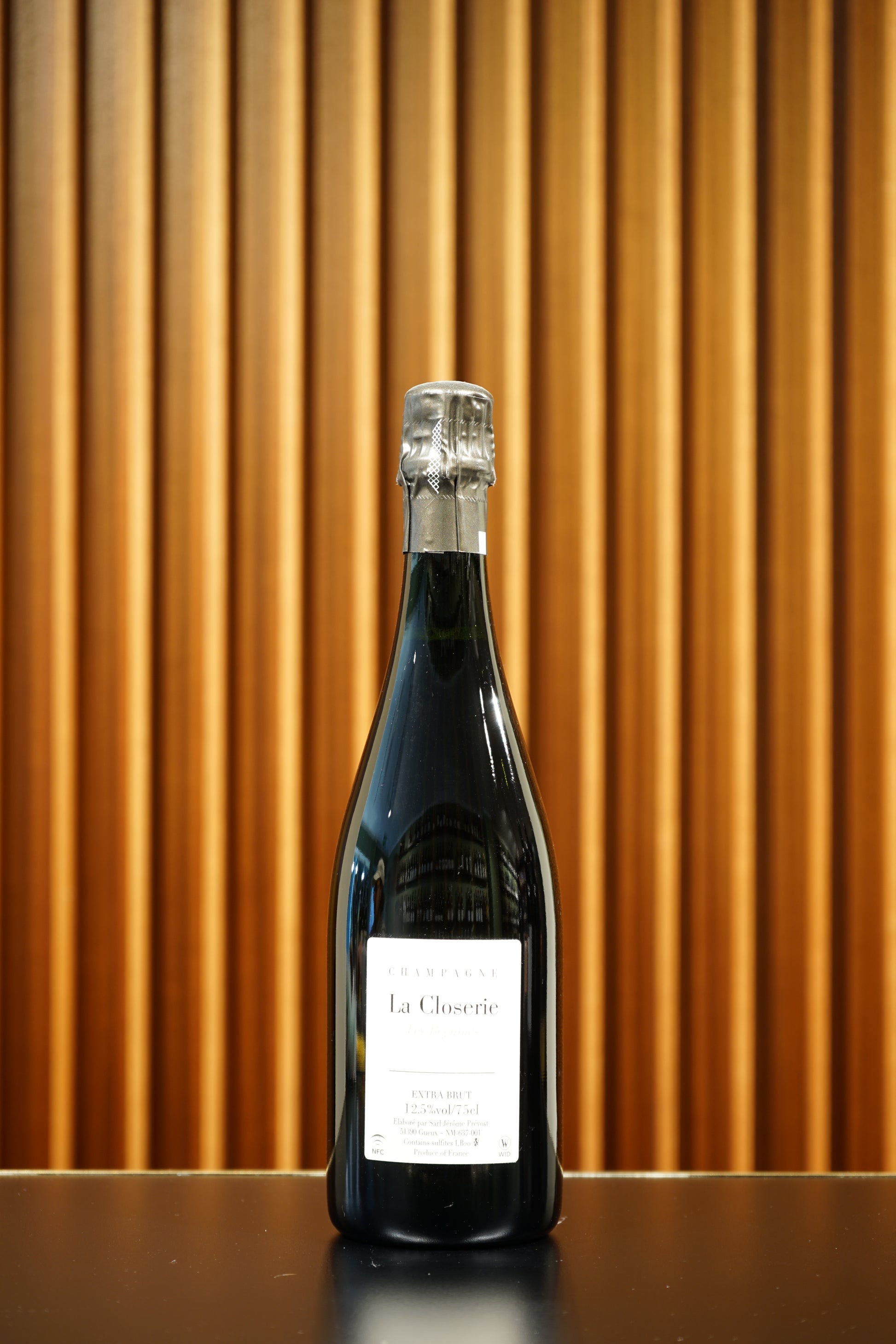 Les Béguines Extra Brut, La Closerie Jérôme Prévost, Champagner